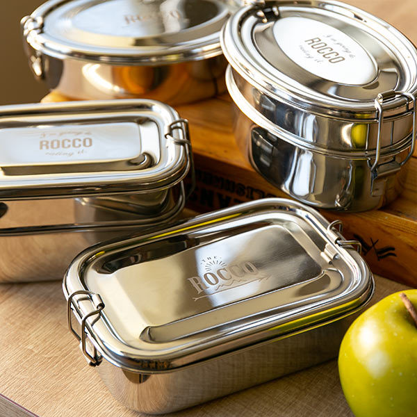 お弁当箱 1段 ロッコ ROCCO ステンレス オーバル ランチボックス