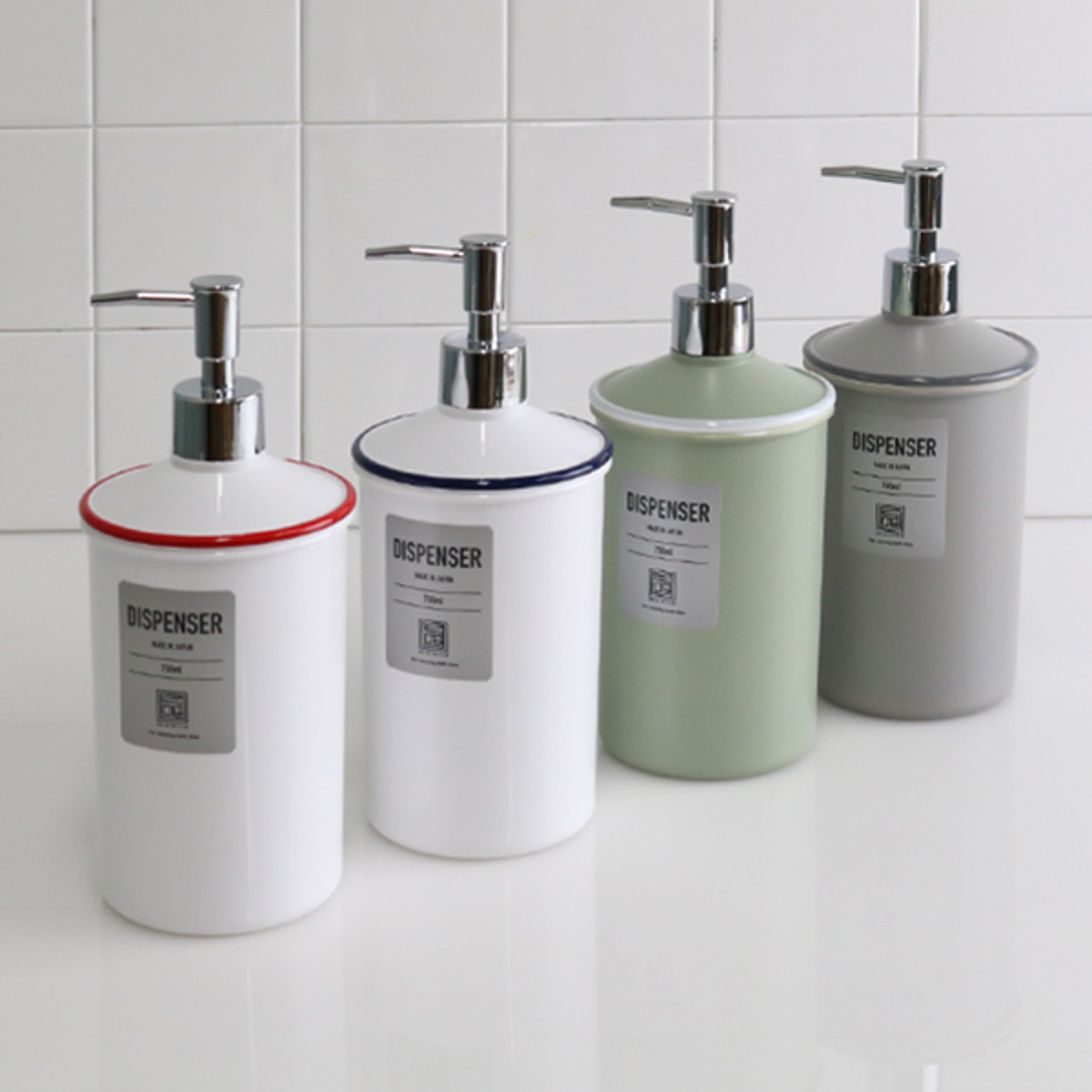 URBAN MODERN ディスペンサー 750ml ブルー （ 詰め替えボトル