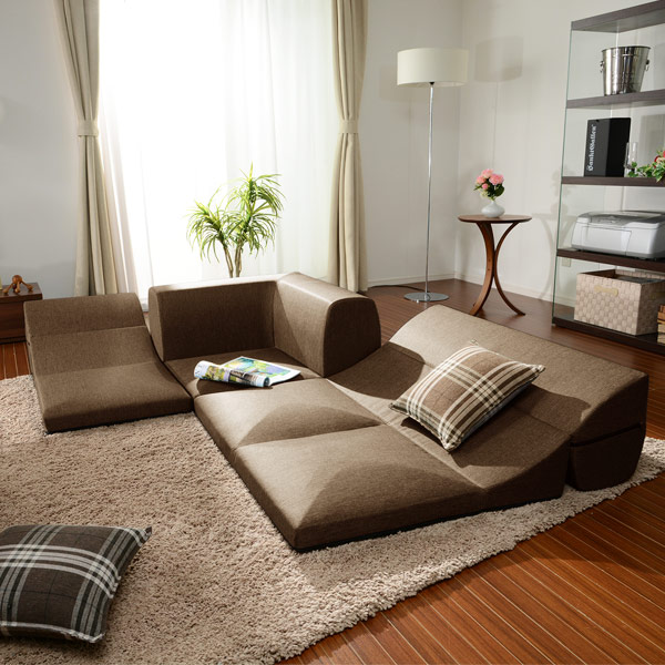 セルタン ローソファ 3点セット フロアソファー IMONIA 幅175cm