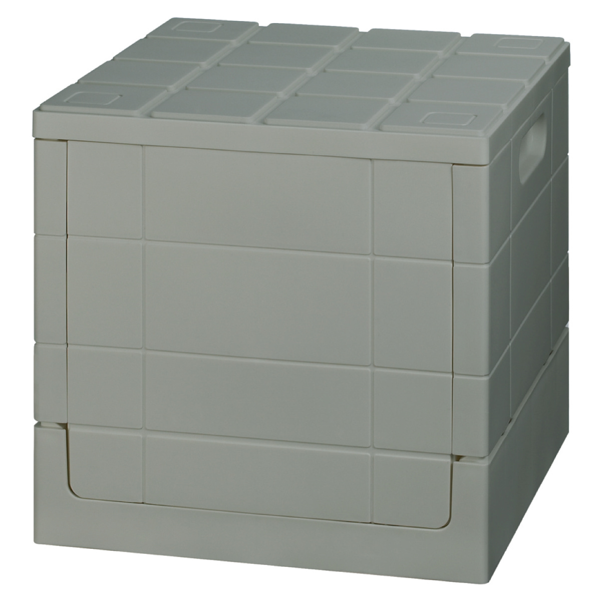 収納ボックス 幅30×奥行30×高さ30.2cm グリッドコンテナー キューブ