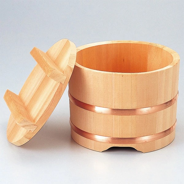 お櫃　日本製　木製　1升　777 おひつ 木製 1升用 関西おひつ 地びつ お櫃 のせびつ のせフタ 業務用