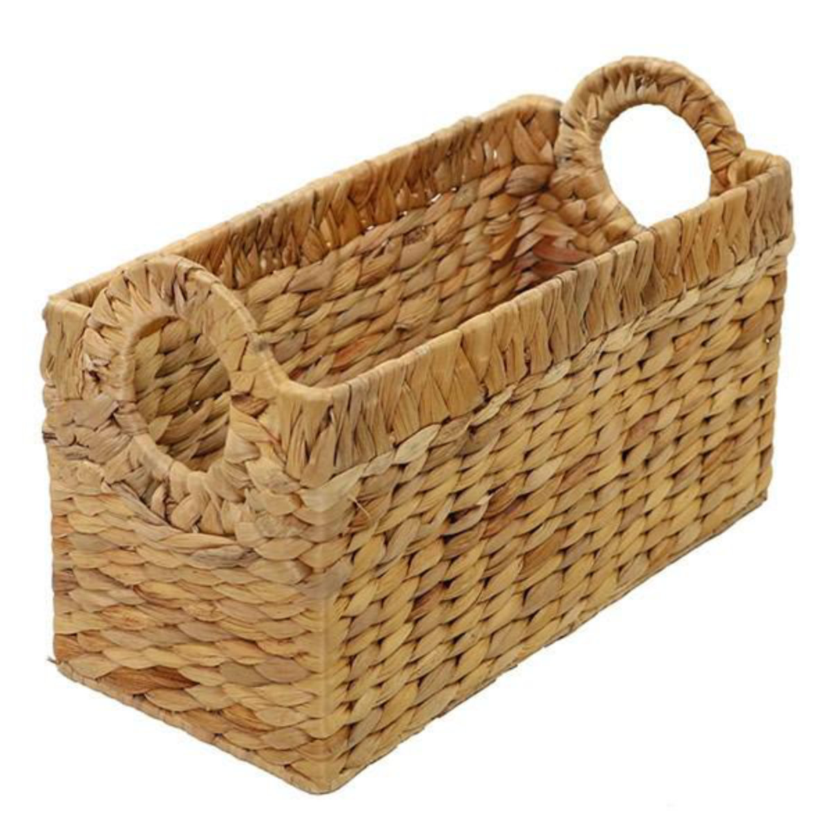 ちどり産業 収納 バスケット 持ち手付き 約 幅35×奥行17×高22cm 小物