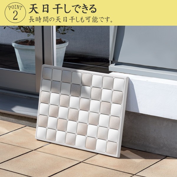 天馬 珪藻土バスマット PORISH プレミアム珪藻土バスマット S