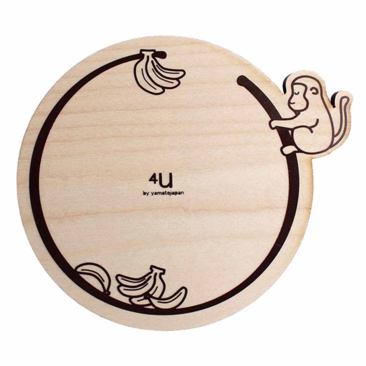 ヤマト工芸 コースター 木製 動物 リング 合板 コップ敷き 日本製