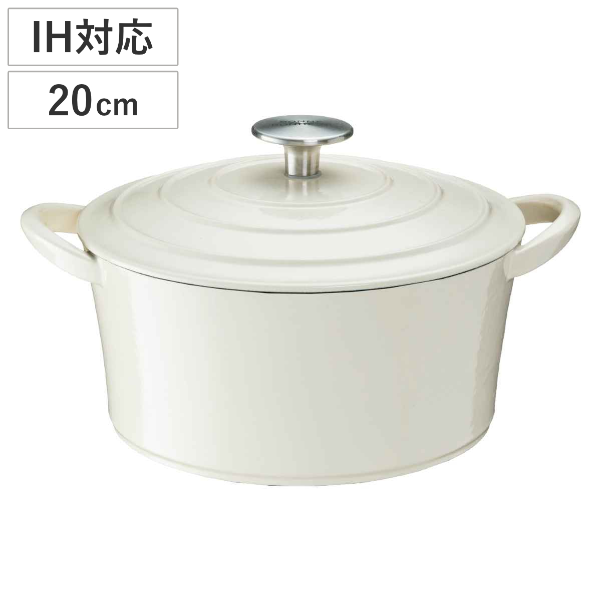 DANSK ホーロー鍋　両手　ホワイト　26cm ホーロー両手鍋 15cm ホワイト HB-4899 | 鍋・やかん 通販