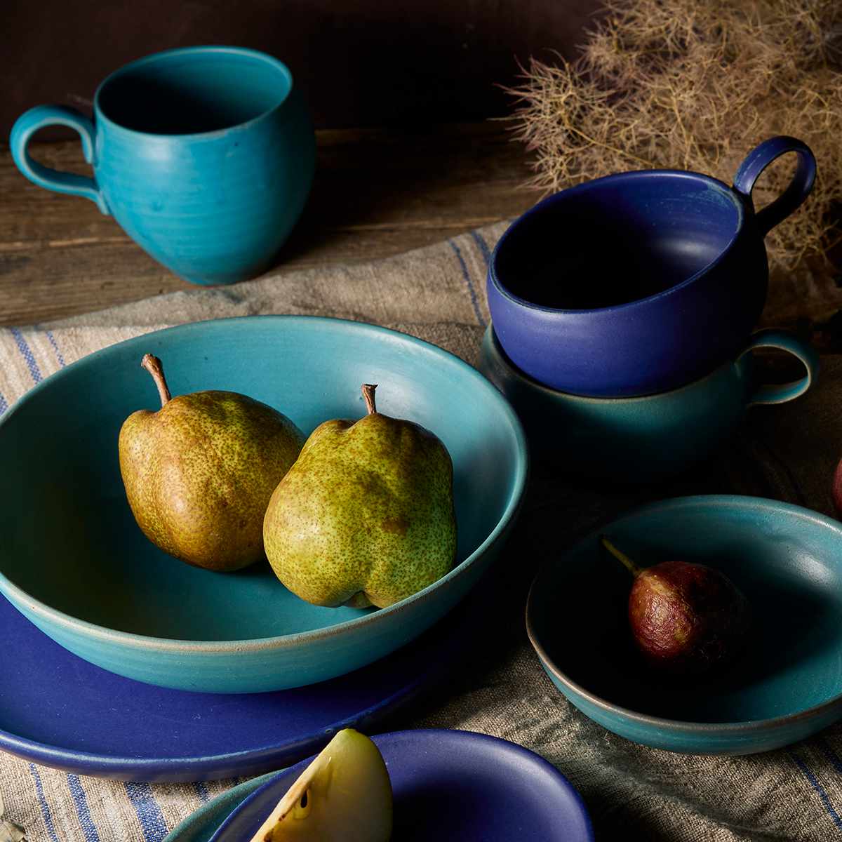 マグカップ 470ml Blueシリーズ 陶器 食器 笠間焼 日本製 （ マグ