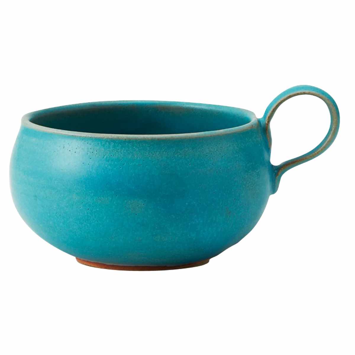 スープカップ 390ml Blueシリーズ 陶器 食器 笠間焼 日本製 （ スープ