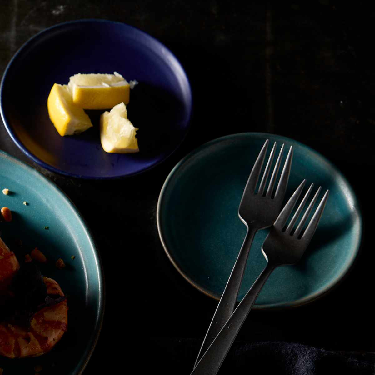 プレート 14cm Blueシリーズ 陶器 食器 笠間焼 日本製 （ ケーキ