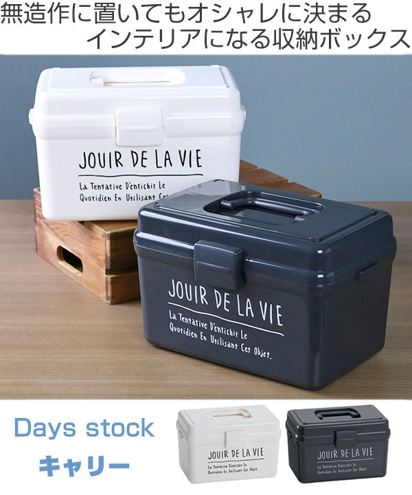 国際ブランド】 収納ボックス Days stock キャリー 救急箱 工具入れ 収納ケース 収納BOX  whitesforracialequity.org