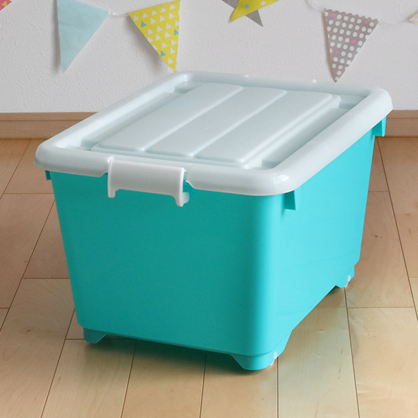 JEJアステージ 収納ボックス ふた付き 同色3個セット 約 幅39×奥行50