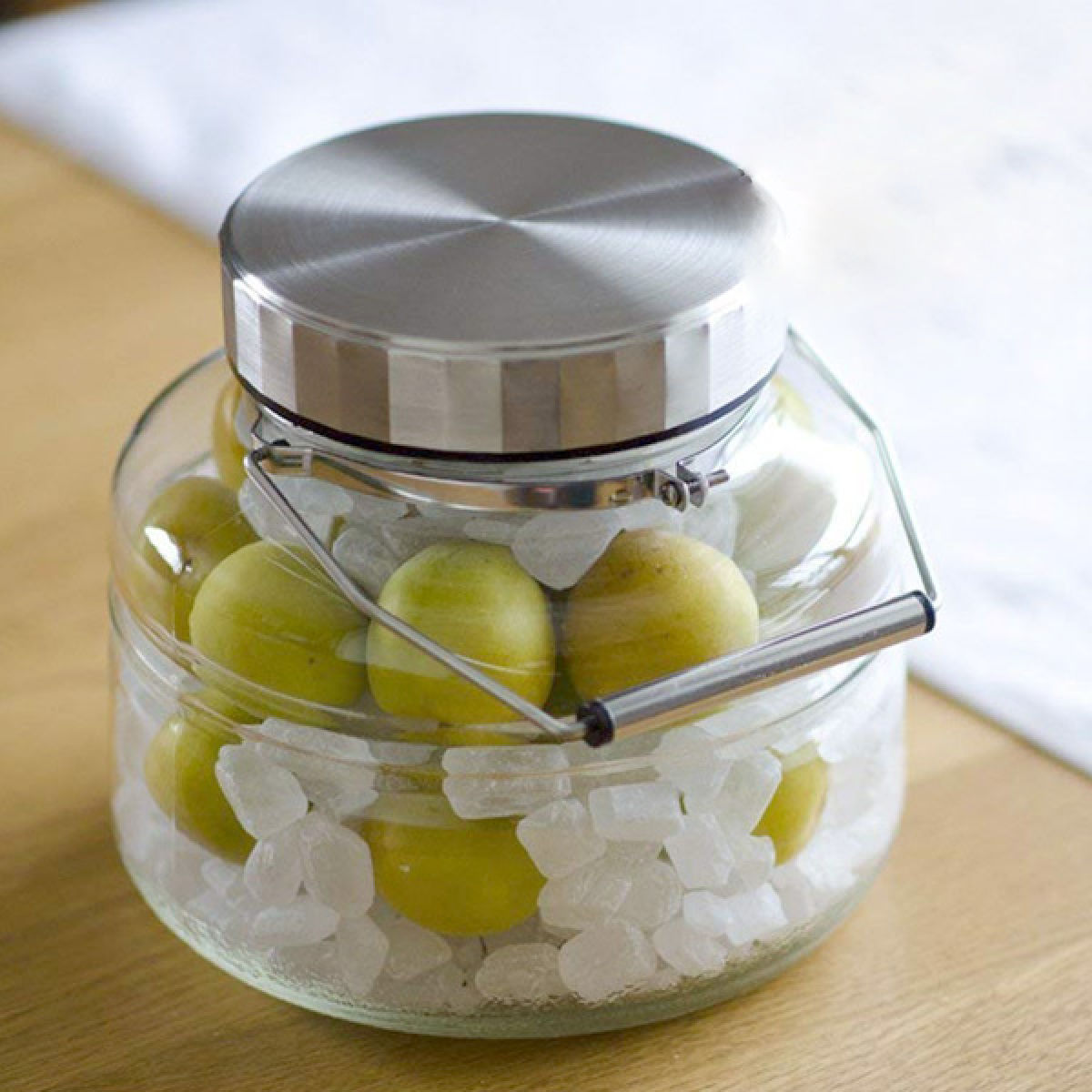 ADERIA 梅酒びん MCコンテナー 2L ガラス製 （ 保存ビン ガラス保存