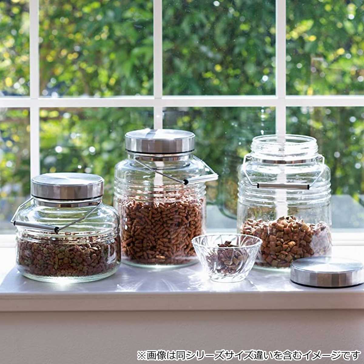 ADERIA 梅酒びん MCコンテナー 2L ガラス製 （ 保存ビン ガラス保存