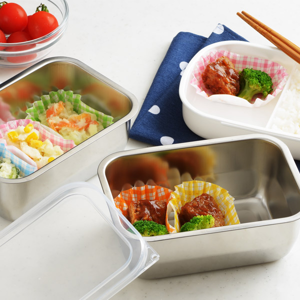 ヨシカワ 保存容器 郷技 ステンレス保存容器 800ml 2個組