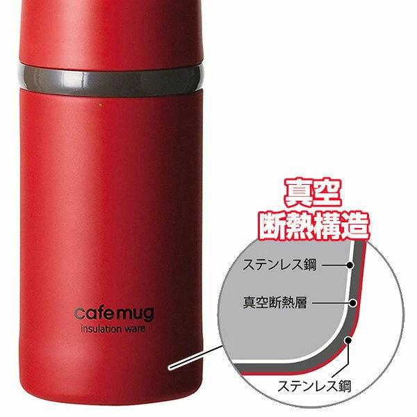 パール金属 水筒 カフェマグ アンティークマグボトル 200ml （ 保温