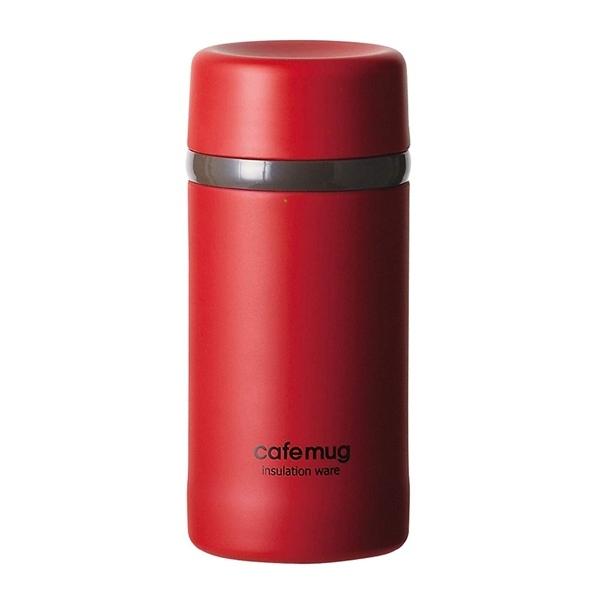 アンティーク　水筒 赤いカップ付き パール金属 水筒 カフェマグ アンティークマグボトル 200ml （ 保温