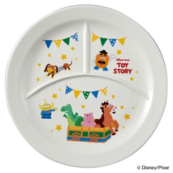 Disney（ディズニー） ランチプレート 子供 トイストーリー 磁器