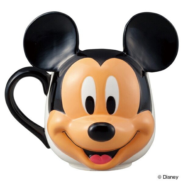 Disney（ディズニー） マグカップ ミッキーマウス フェイスマグ 350ml