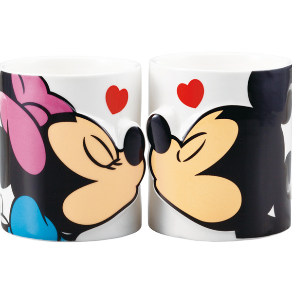 ミッキーマウス マグカップ＆ソーサー ペアセット Disney（ディズニー） マグカップ ペア ミッキーマウス ミニーマウス