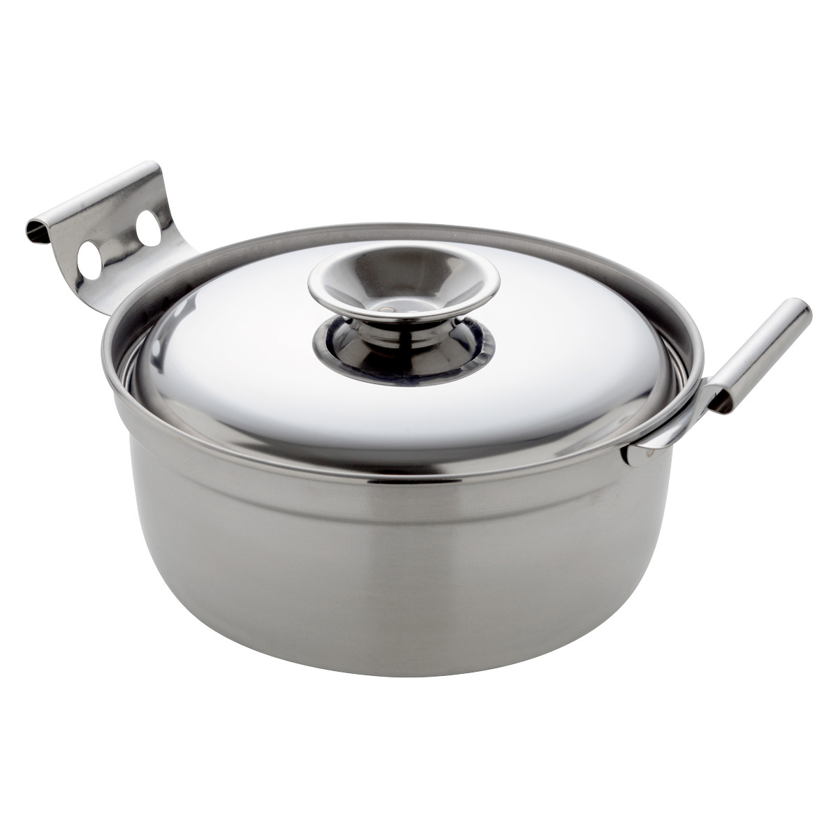 アーネスト（Arnest） 両手鍋 14cm 1人用 ステンレス製 蓋付き 日本製