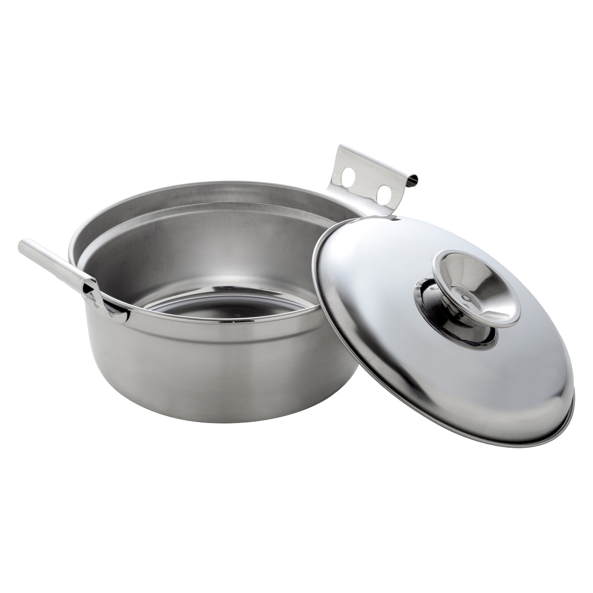 アーネスト（Arnest） 両手鍋 14cm 1人用 ステンレス製 蓋付き 日本製