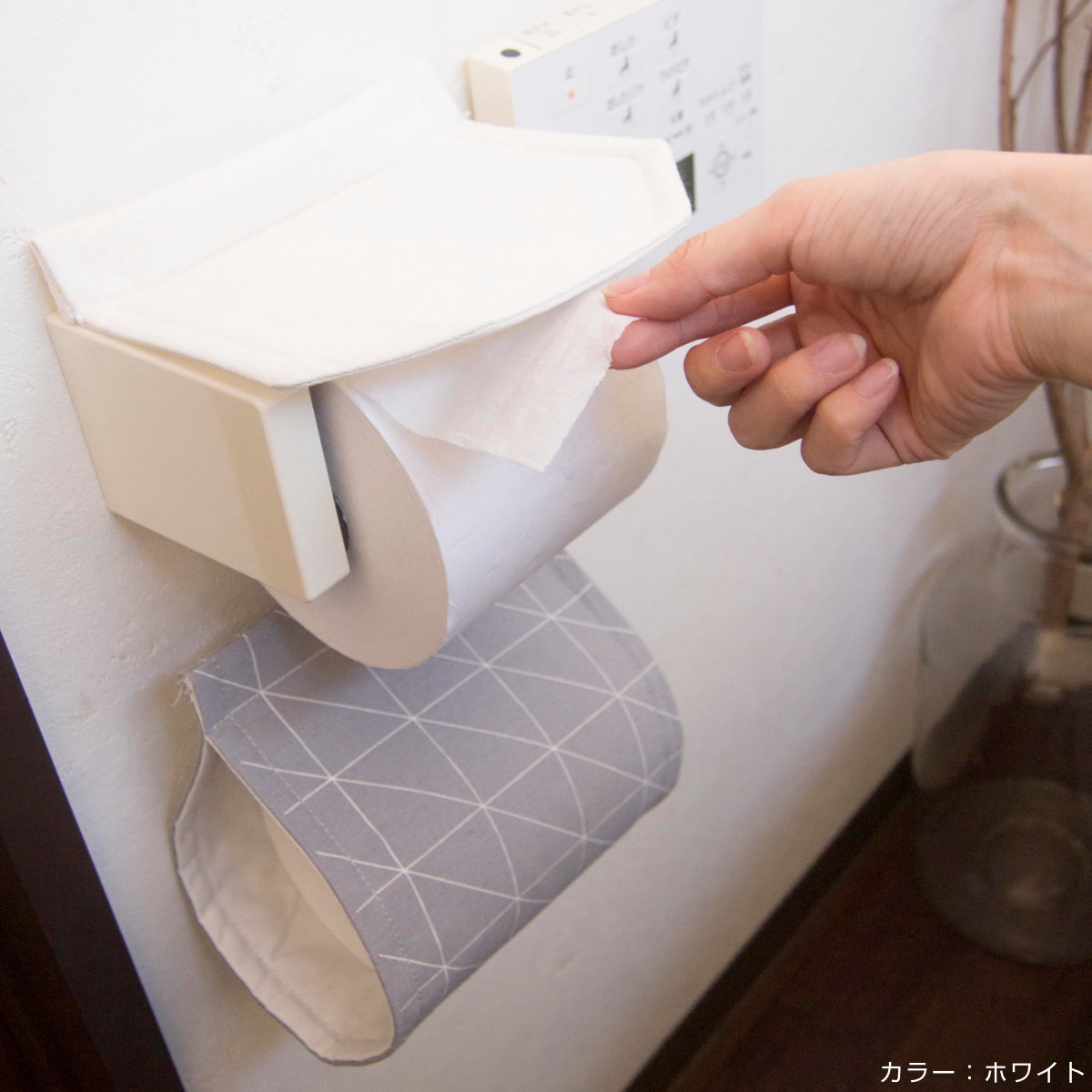 トイレペーパーホルダー 楽天市場】山崎実業 tower 石こうボード壁対応 隠せるトイレット
