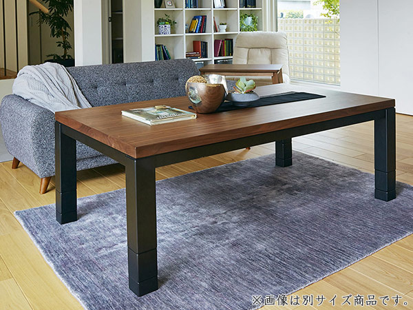 家具調こたつ リビングコタツ ウォールナット ジェスタ 幅105cm （ コタツ 炬燵 ローテーブル デスク こたつテーブル ）の画像