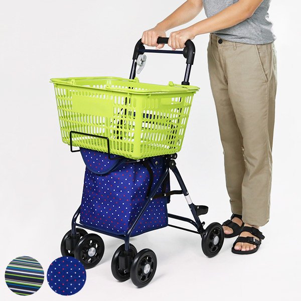 マキテック シルバーカー 楽々スリムバスケット 軽量 コンパクト