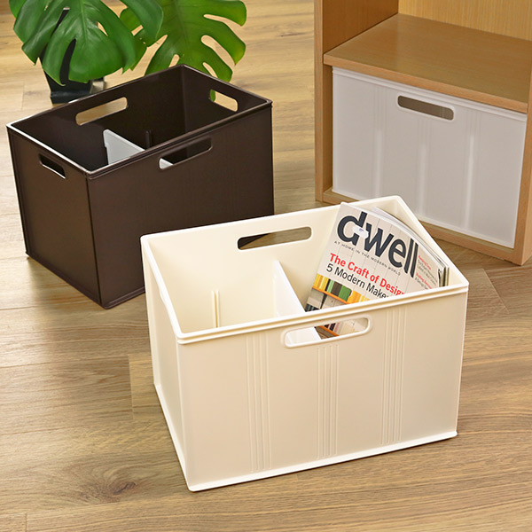 収納 収納ボックス キューBOX ワイド深型 収納ケース 幅39×奥行26×高さ