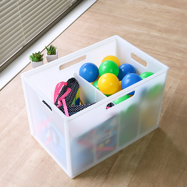 収納ケース 同色3個セット キューBOX ワイド深型 （ インナーボックス