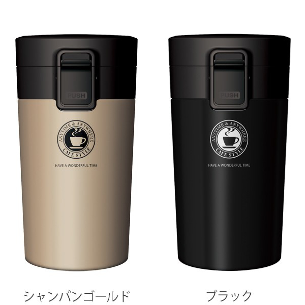 水筒 290ml ステンレス ワンタッチ 真空...の詳細画像2