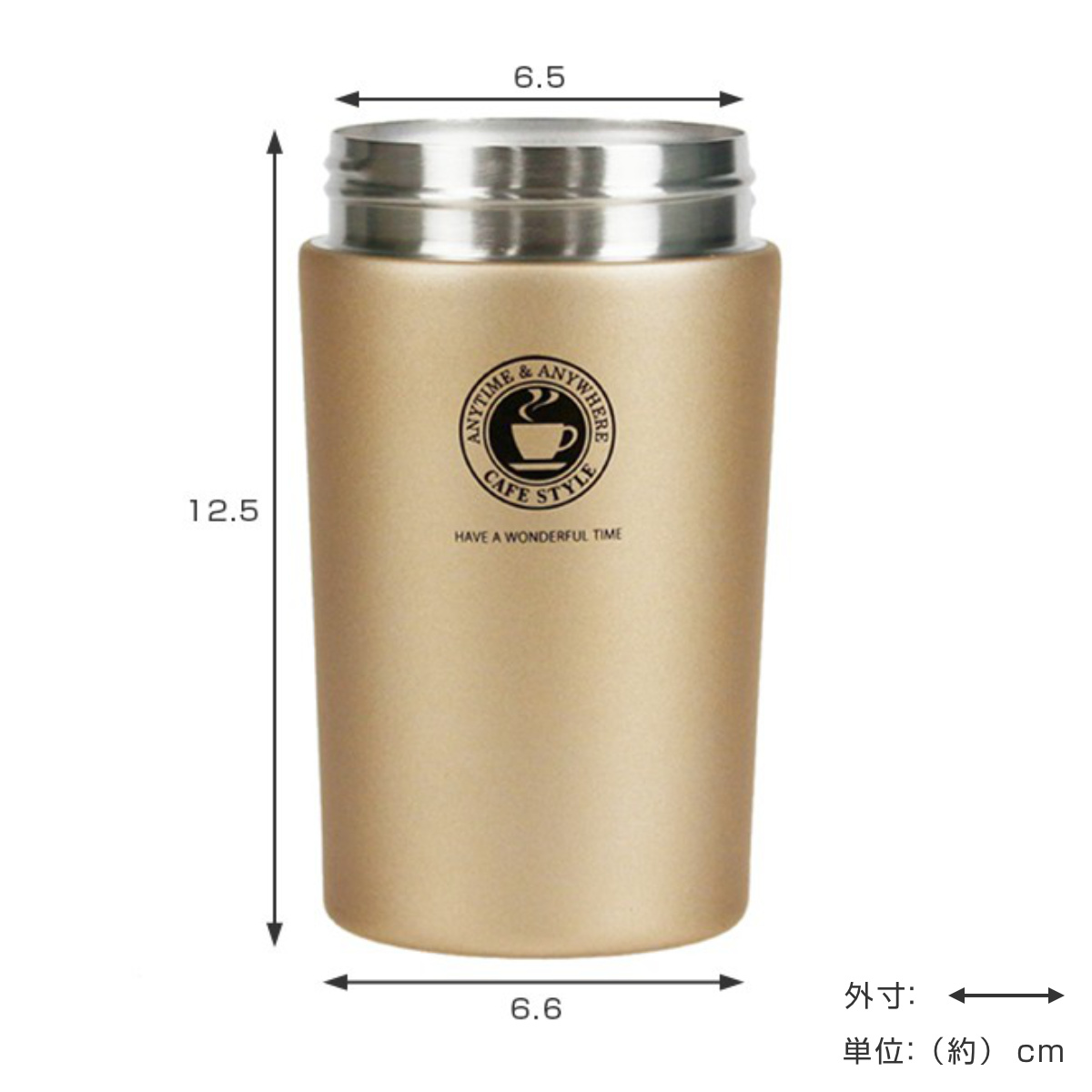 アスベル（ASVEL） 水筒 290ml ステンレス ワンタッチ 真空断熱携帯