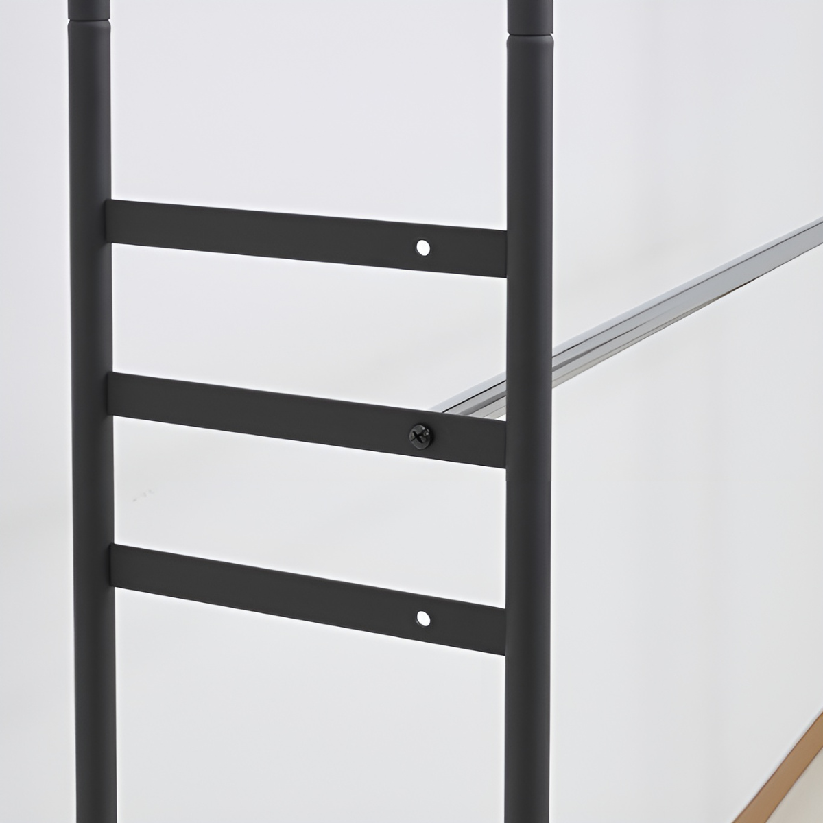 突っ張り ハンガーラック ロータイプ スーパーワイド 幅140〜250cm