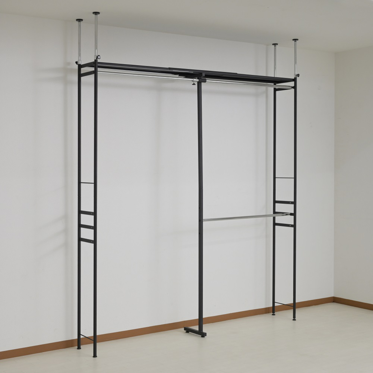 ハイタイプスーパーワイド ハンガーラック ホワイト 楽天市場】突っ張り ハンガーラック ハイタイプ スーパーワイド 幅140