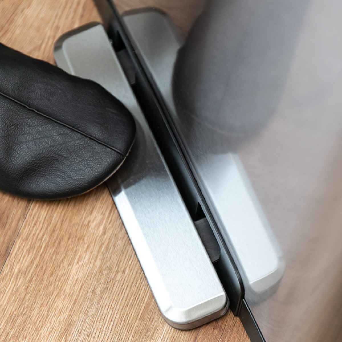 EKO ゴミ箱 45L Xキューブステップビン ペダル （ イーケーオー ごみ箱 45リットル 幅33 ペダル式 ふた付き 分別 角型 ステンレス ）_15