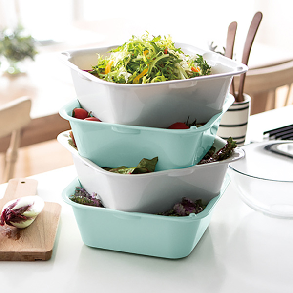 リッチェル（Richell） ザル バット 特大 4点セット ザルバットン 抗菌