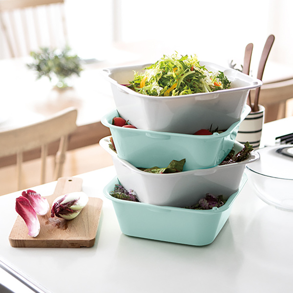 リッチェル（Richell） ザル バット 特大 4点セット ザルバットン 抗菌