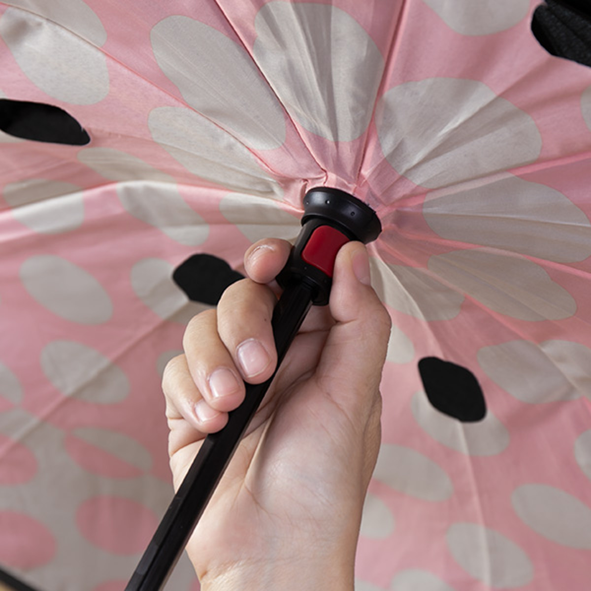 傘 晴雨兼用 逆さに開く2重傘 circus Dot サーカス 長傘 二重傘