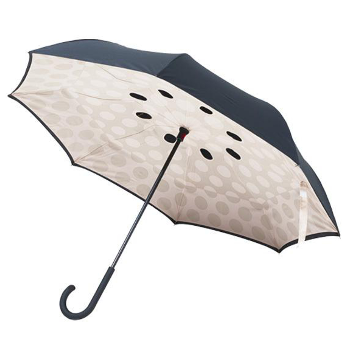 傘 晴雨兼用 逆さに開く2重傘 circus Dot サーカス 長傘 二重傘