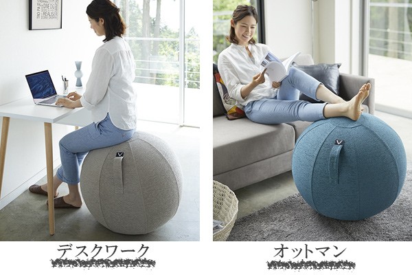 山崎実業 シッティングボール ルノラ シェニール Vivora Sitting Ball