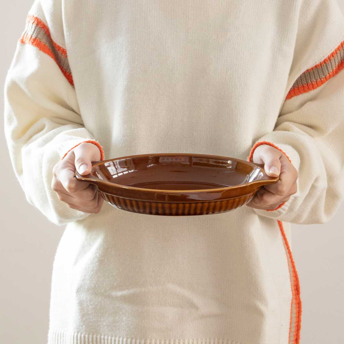パール金属 グラタン皿 一人用 ファントゥクックシリーズ 26cm 陶器