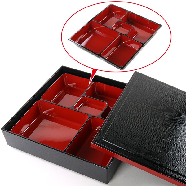 お弁当箱 8.5DLX松花堂 2800ml （ お重 ファミリーランチボックス 日本