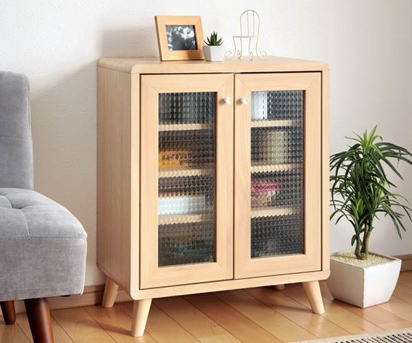 □在庫限り・入荷なし□ キャビネット 本棚 北欧風 シンプルデザイン