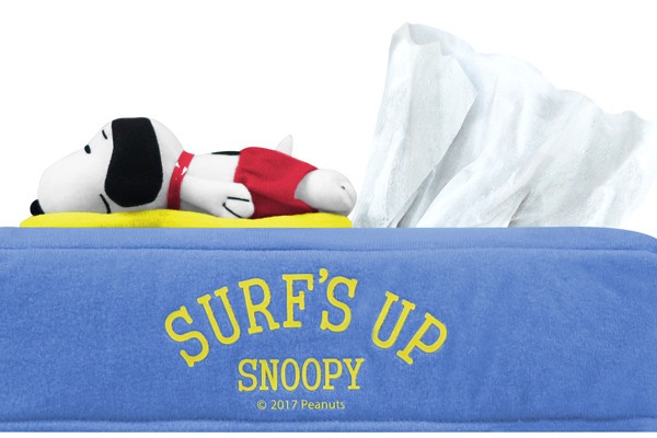 スヌーピー　ティッシュボックスカバー　ぬいぐるみ　サーフィン　夏　海 SNOOPY（スヌーピー） ティッシュケース サーフィン （ ティッシュ