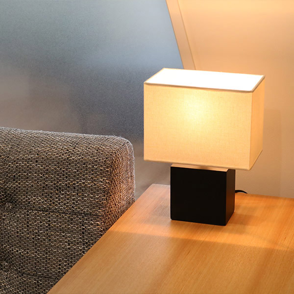 キシマ（KISHIMA） 照明 テーブルランプ LED対応 スクエア スタンド