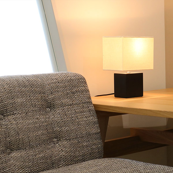 キシマ（KISHIMA） 照明 テーブルランプ LED対応 スクエア スタンド