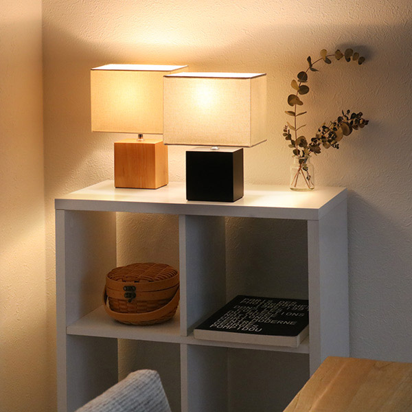 キシマ（KISHIMA） 照明 テーブルランプ LED対応 スクエア スタンド