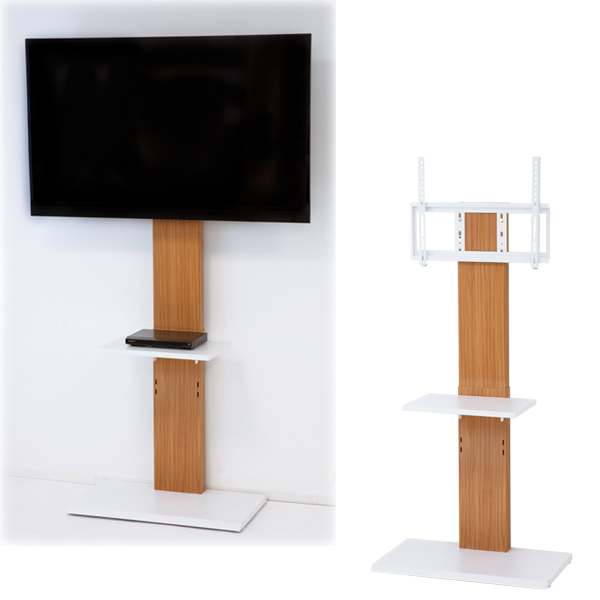 クロシオ テレビ台 壁掛け風 テレビラック 60V型対応 ハイタイプ