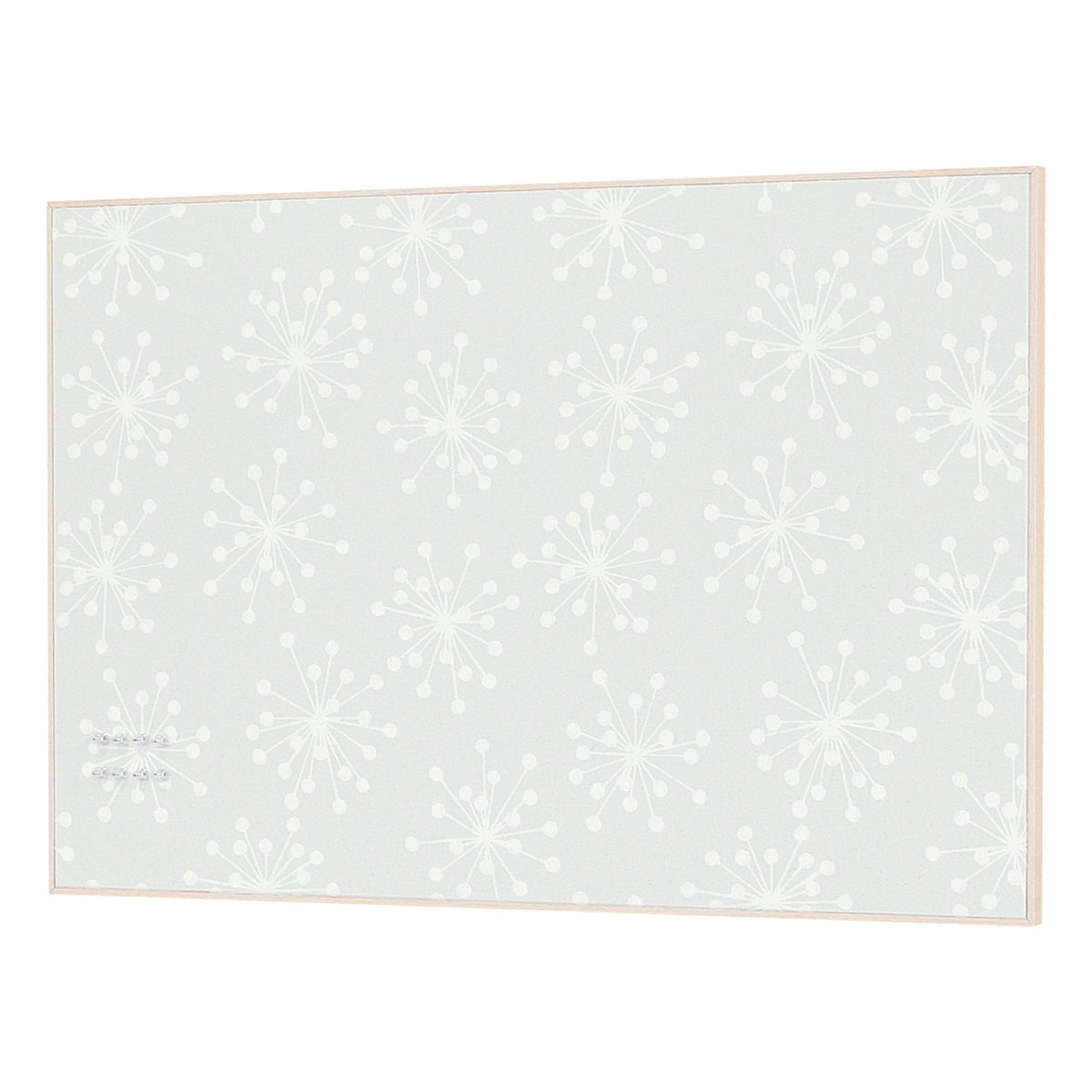 マグネットボード 壁掛け ファブリックパネル 60.4×89.4cm グレー
