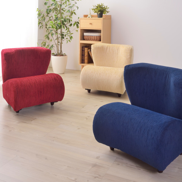 東谷 ソファ 一人掛け 幅53cm 取っ手 持ち運び 脚付き ソファー