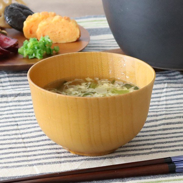 汁椀 木製 330ml 大和汁椀 ナチュラル 棗 ナツメ 天然木 食器 （ お椀 椀 味噌汁椀 吸物椀 器 うつわ ） :297497:リビングート  ヤフー店 - 通販 - Yahoo!ショッピング